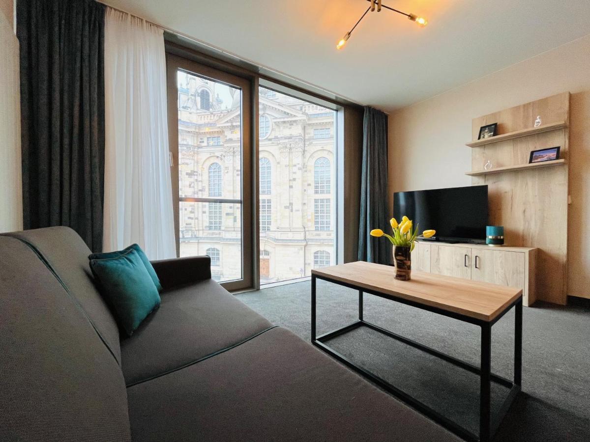 Einzigartiges Panoramaapartment An Der Frauenkirche Drezno Zewnętrze zdjęcie